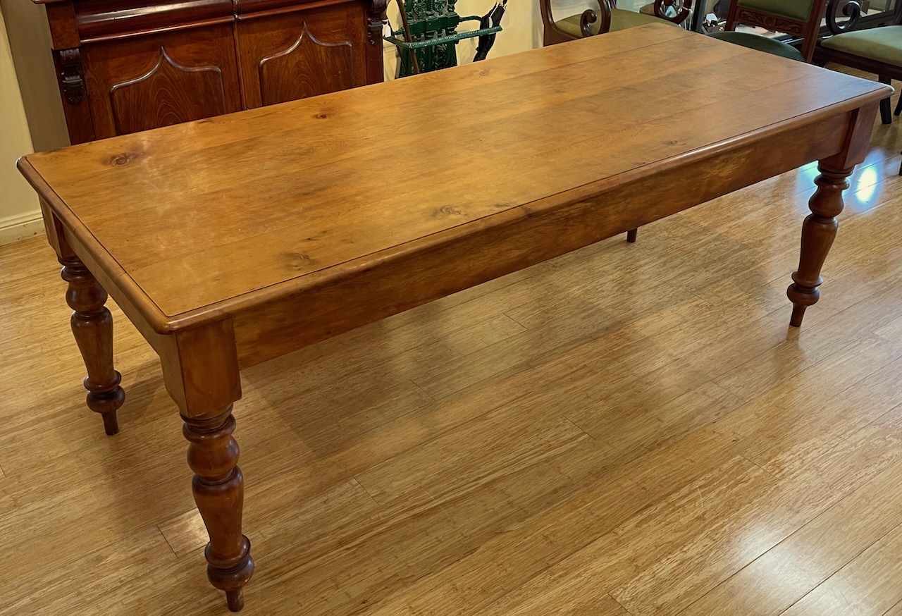 Antique Huon Pine Kitchen / Dining Table The Merchant of Welby